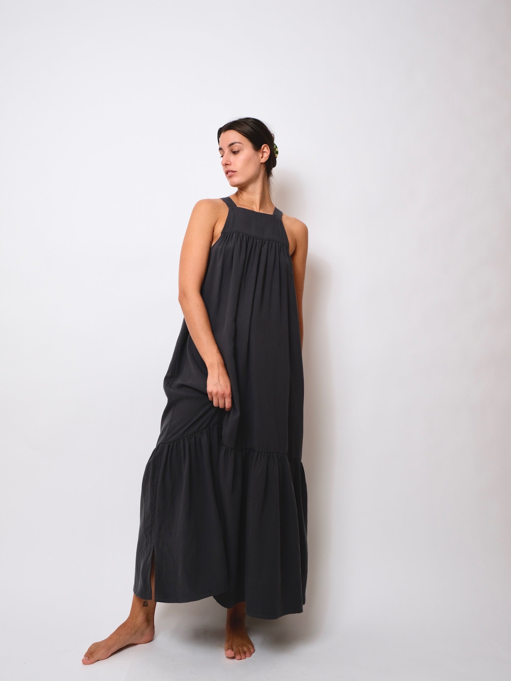 ワンピース Anduze Belted Check Dress Kaz Checked One Shoulder Midi Dress | Phase Eight UK |