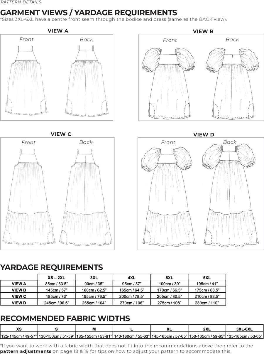 ZW Tier Dress - PDF Pattern