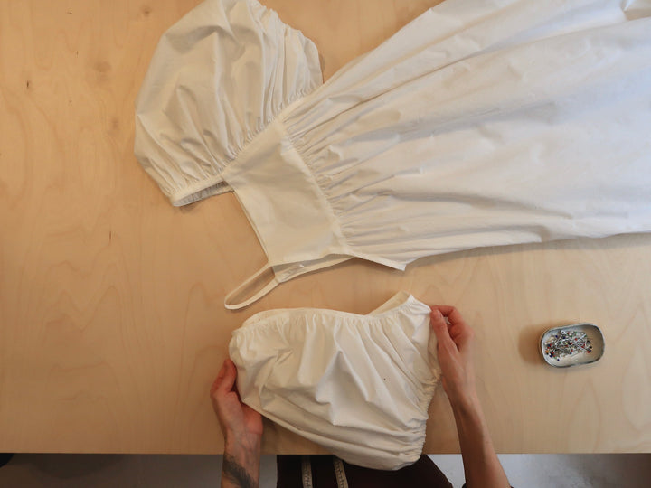 SEWING THE SLEEVE - ZW TIER DRESS