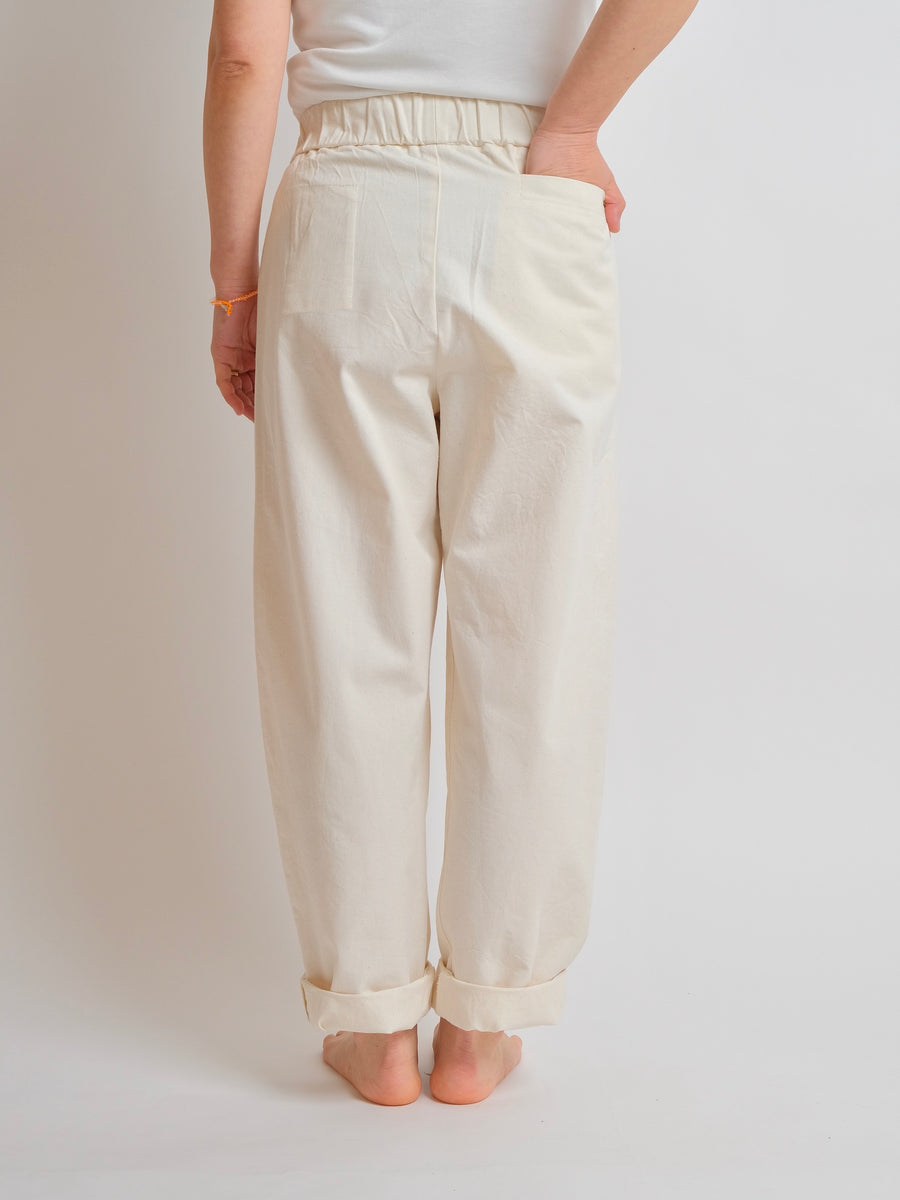 Comfort Pant - HELGROSE x BIRGITTA HELMERSSON - Natural - L, LAST ONE