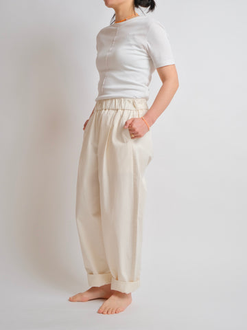 Comfort Pant - HELGROSE x BIRGITTA HELMERSSON - Natural