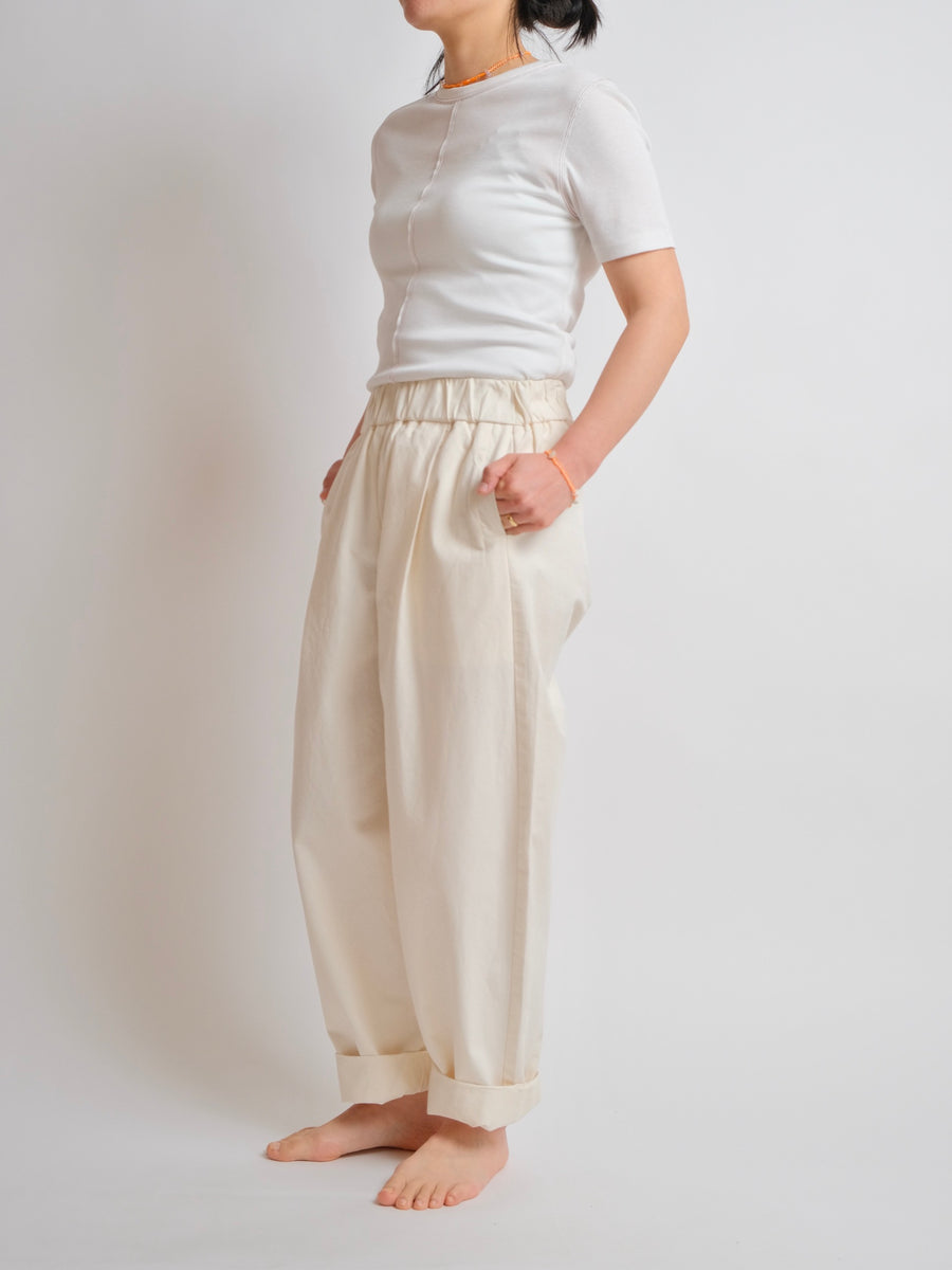 Comfort Pant - HELGROSE x BIRGITTA HELMERSSON - Natural - L, LAST ONE