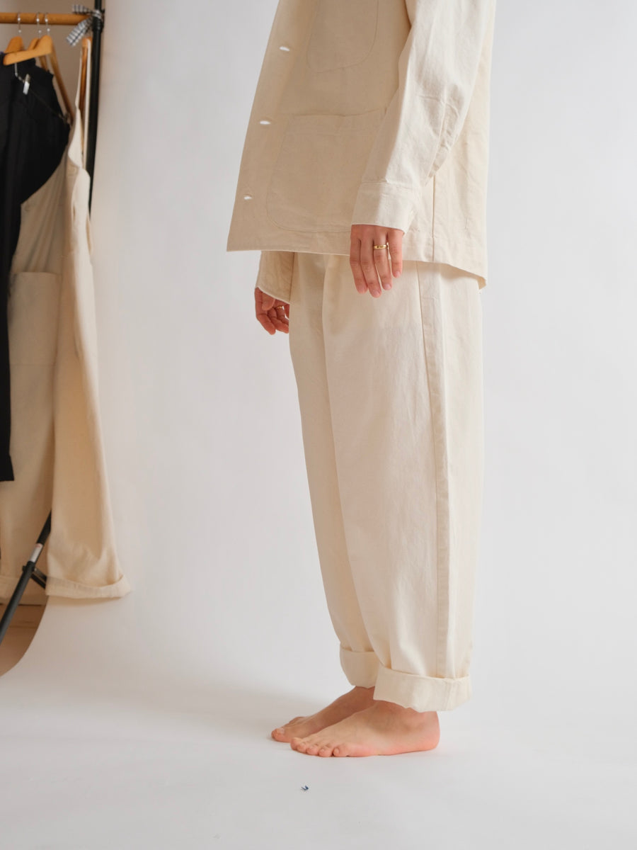 Comfort Pant - HELGROSE x BIRGITTA HELMERSSON - Natural