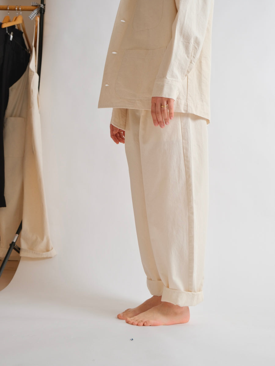 Comfort Pant - HELGROSE x BIRGITTA HELMERSSON - Natural - L, LAST ONE