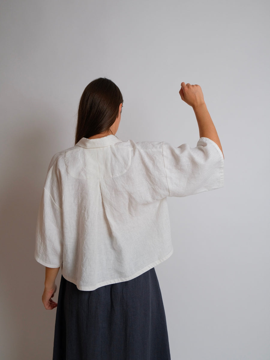 ZW Shirt -  White Linen