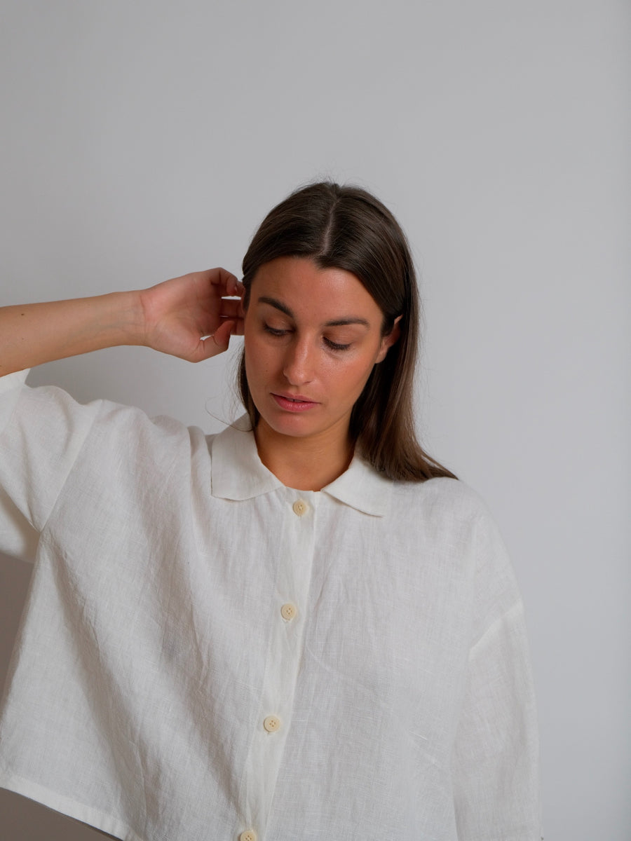 ZW Shirt -  White Linen