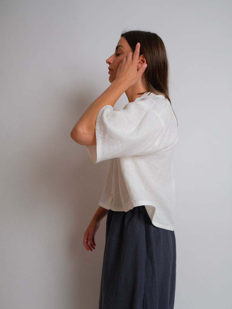 ZW Shirt -  White Linen