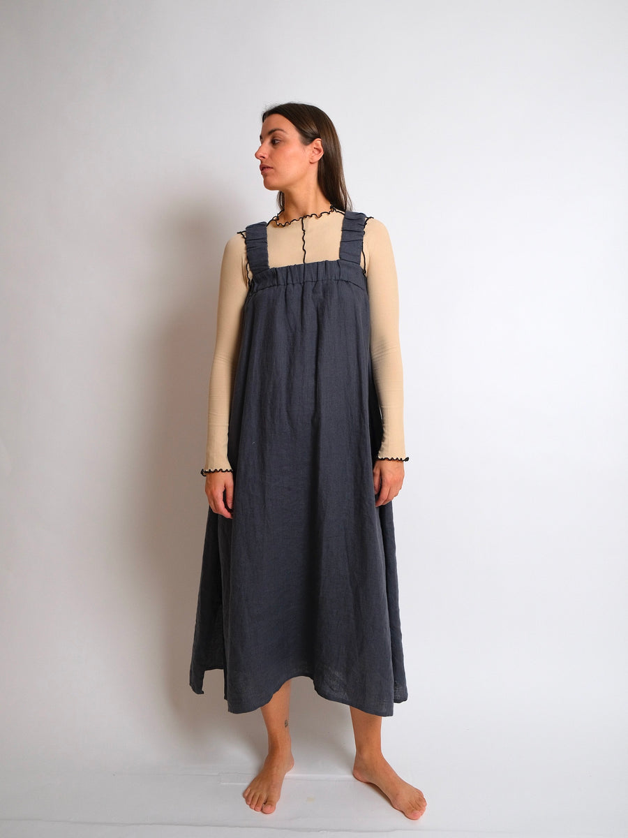 ZW Triangle Dress - Grey Linen