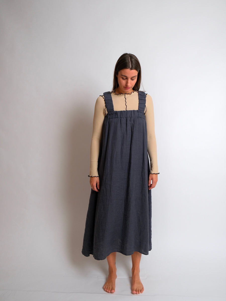 ZW Triangle Dress - Grey Linen