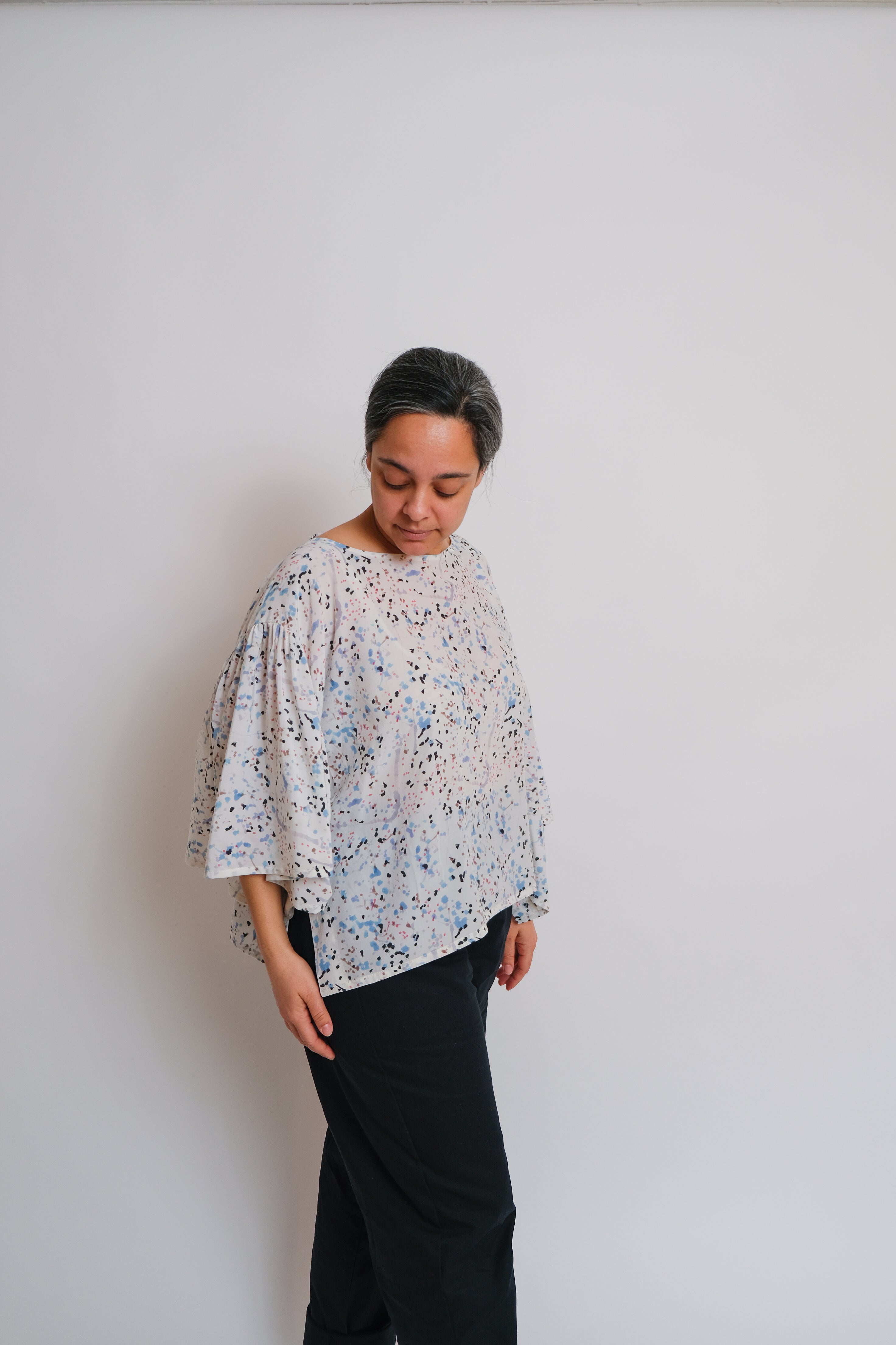 ZW Frill Sleeve Top - Printed or PDF Sewing Pattern – Birgitta