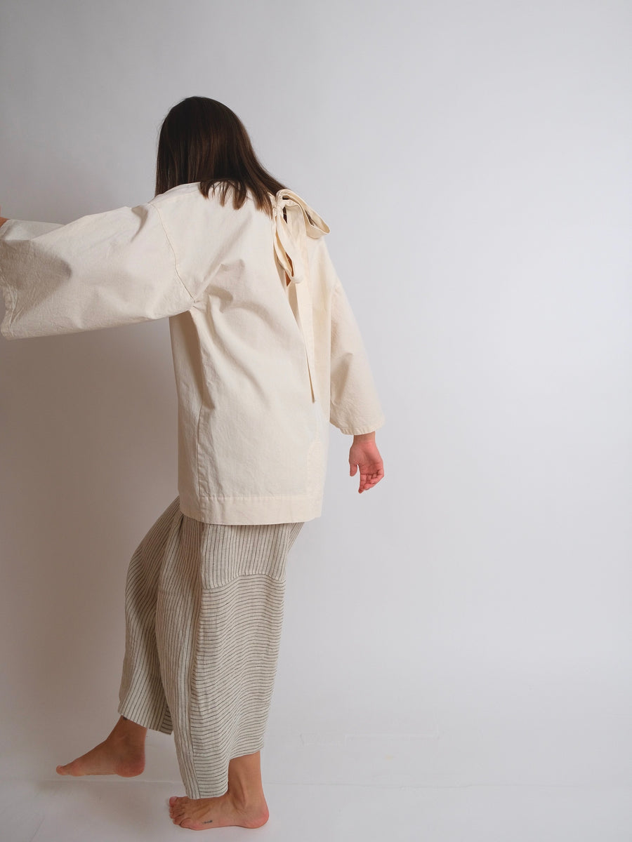 ZW Tie Top Long - Natural Cotton