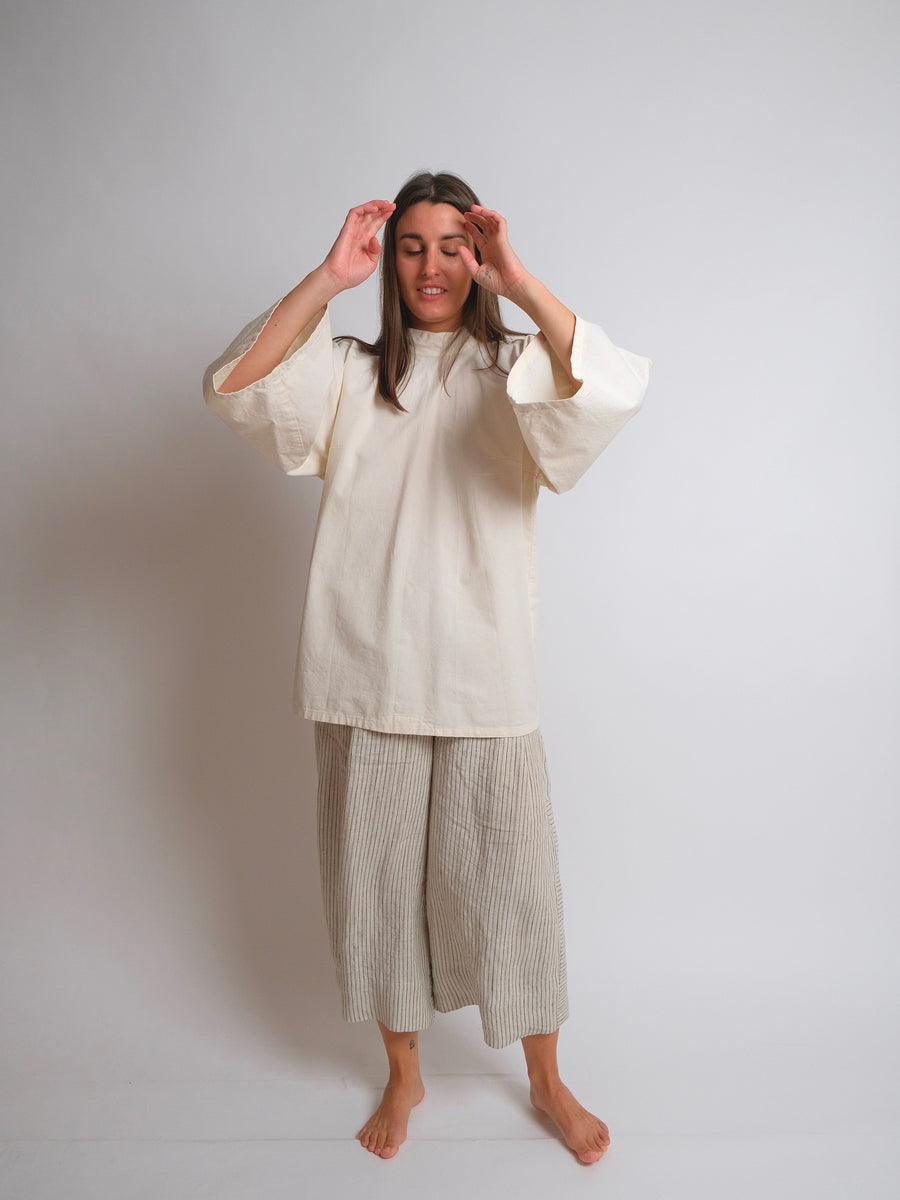 ZW Tie Top Long - Natural Cotton