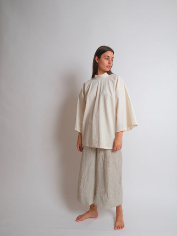 ZW Tie Top Long - Natural Cotton