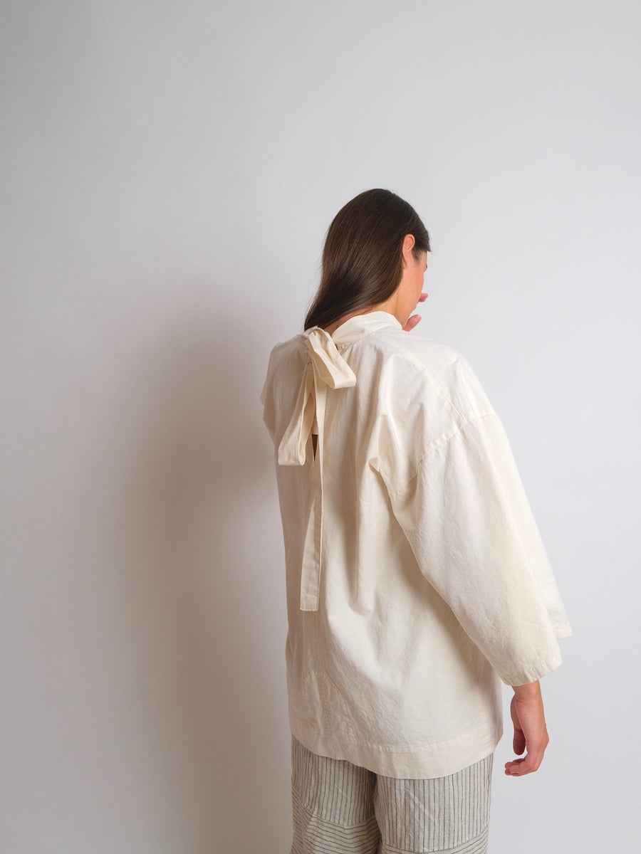 ZW Tie Top Long - Natural Cotton