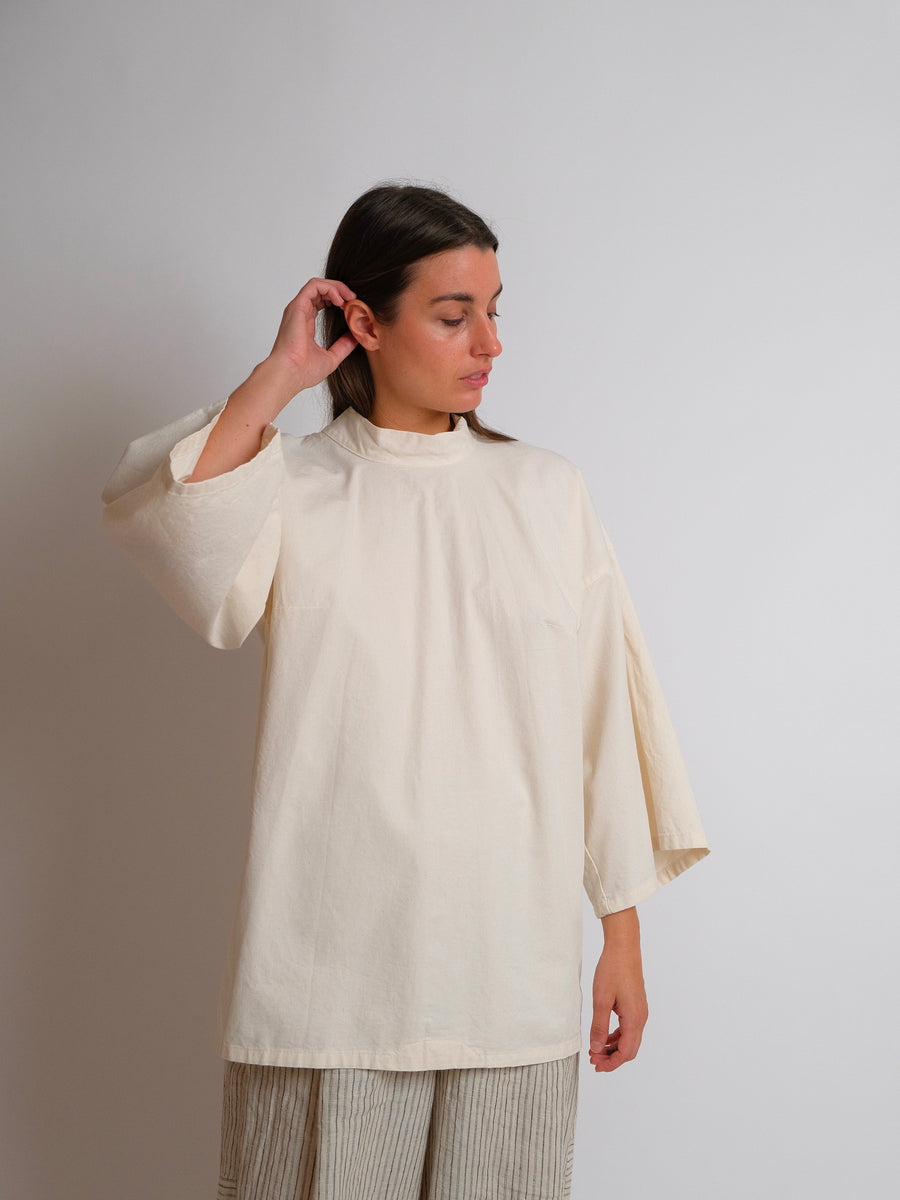 ZW Tie Top Long - Natural Cotton