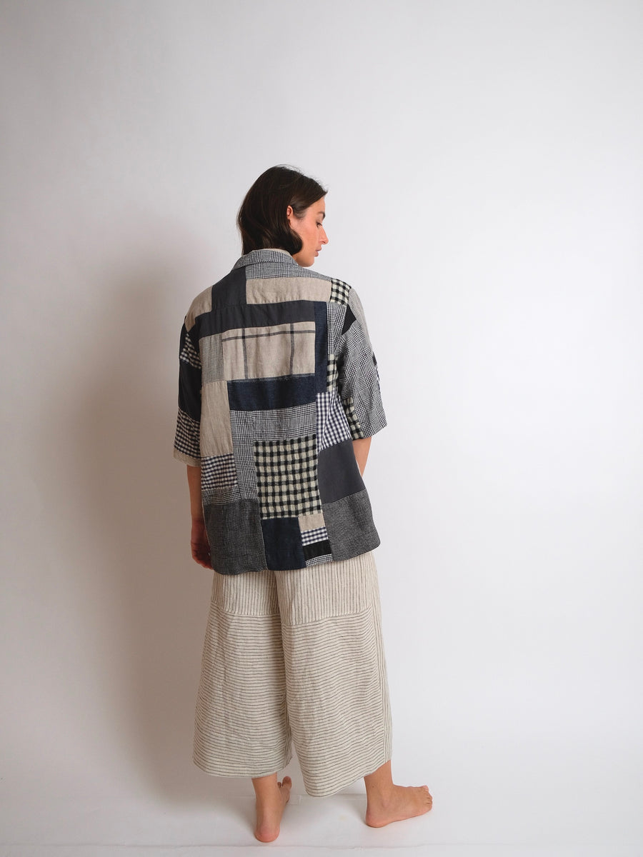 Patch Station Shirt #2 - HELGROSE x BIRGITTA HELMERSSON