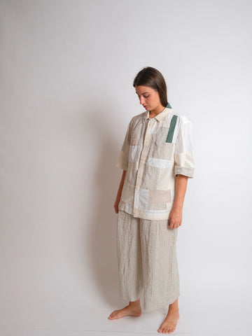 Patch Station Shirt #1 - HELGROSE x BIRGITTA HELMERSSON