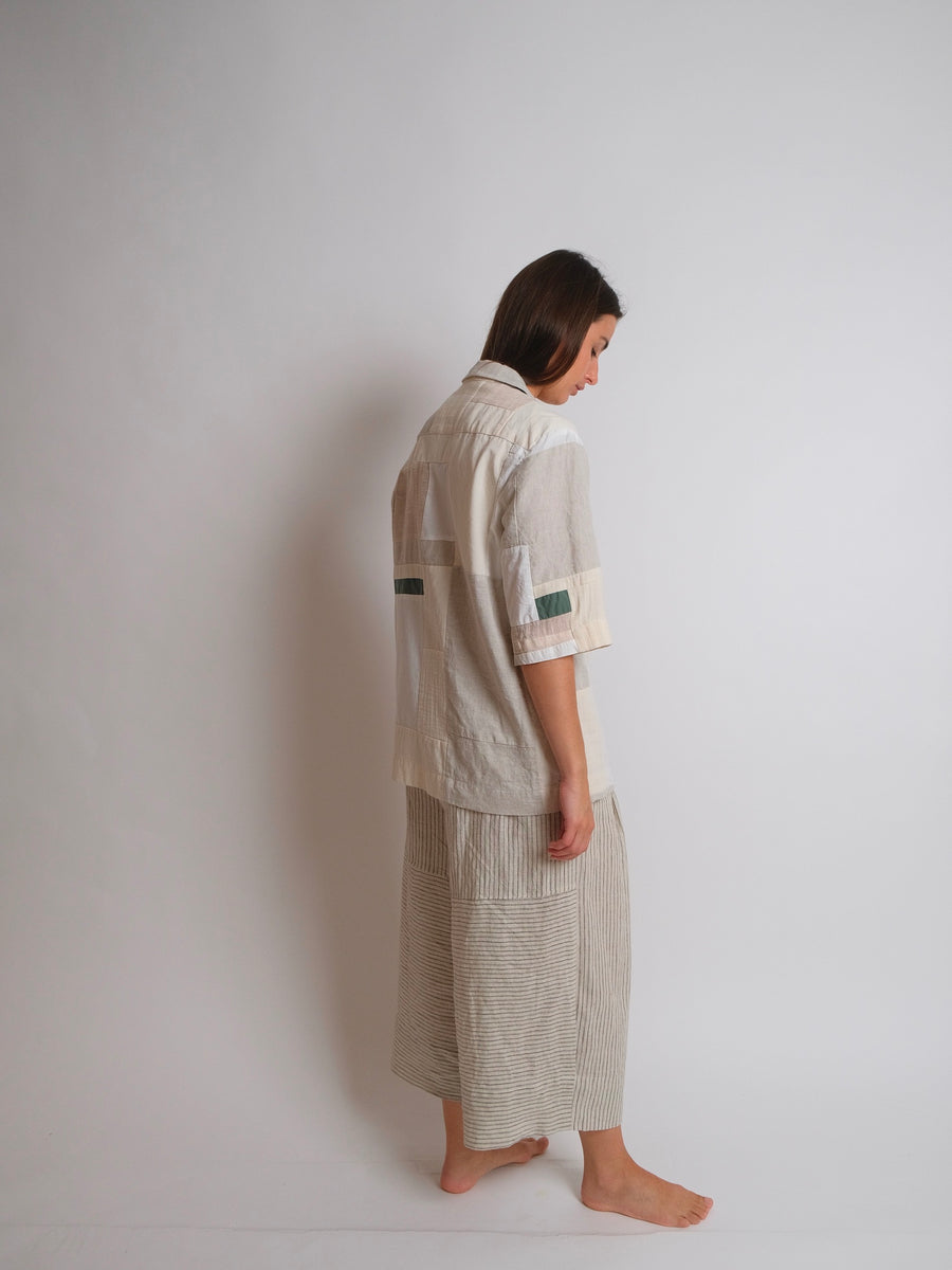 Patch Station Shirt #1 - HELGROSE x BIRGITTA HELMERSSON