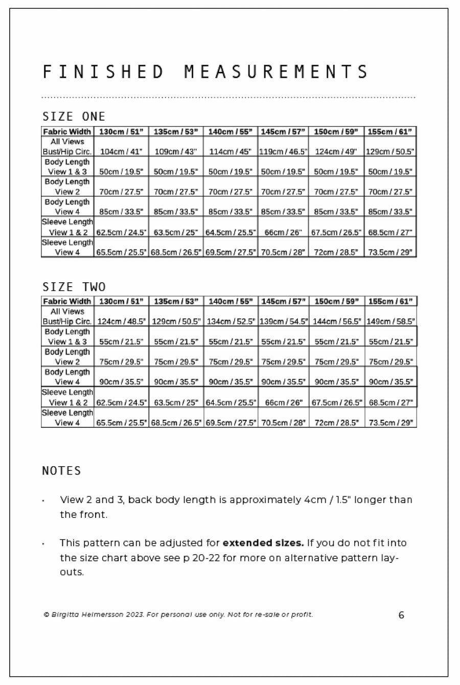 ZW Tie Top - Printed or PDF Sewing Pattern