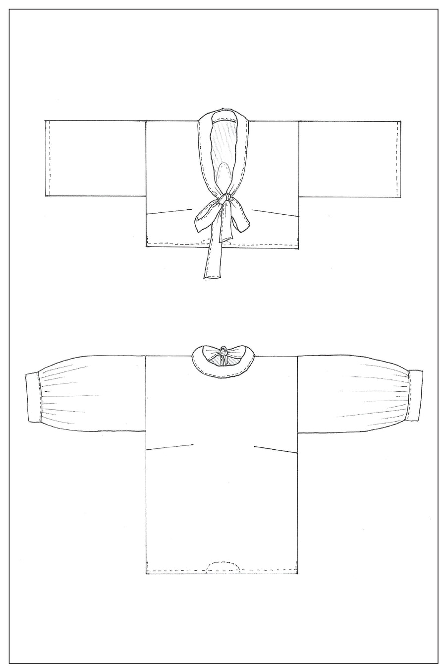 ZW Tie Top - Printed or PDF Sewing Pattern