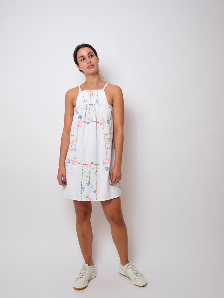 ZW Tier Dress - Vintage Embroidered