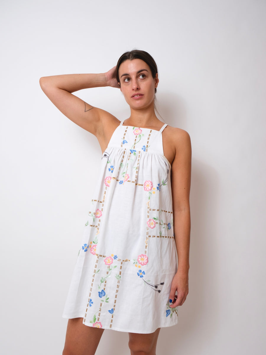 ZW Tier Dress - Vintage Embroidered