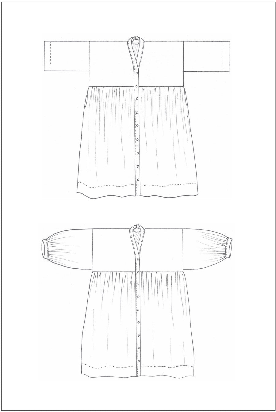 ZW Gather Dress - PDF Pattern