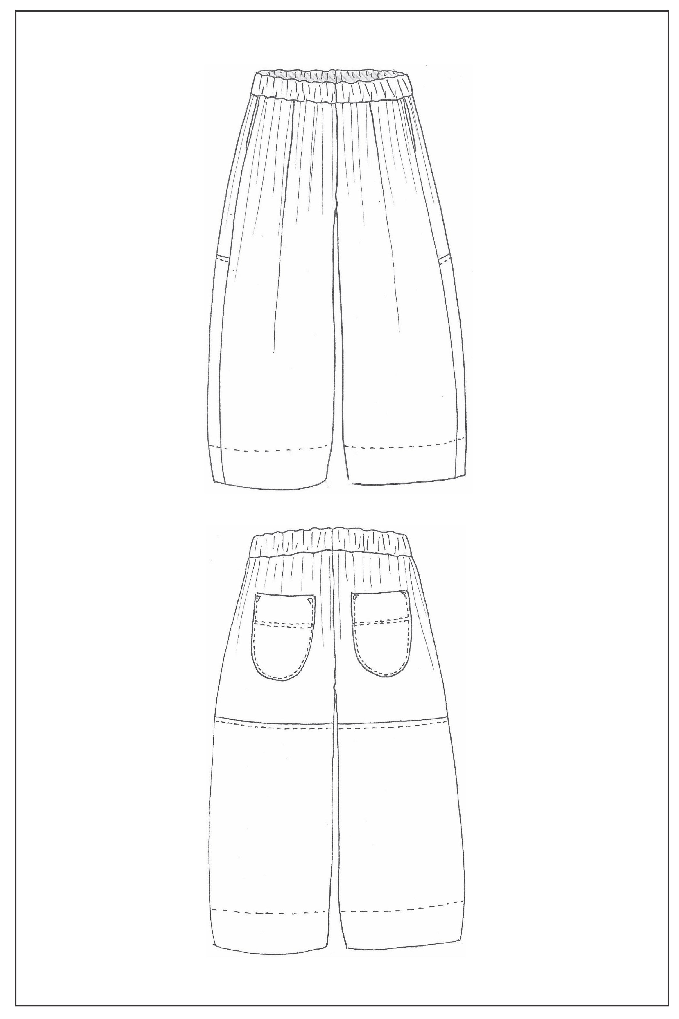 ZW Block Pant - PDF Pattern – Birgitta Helmersson